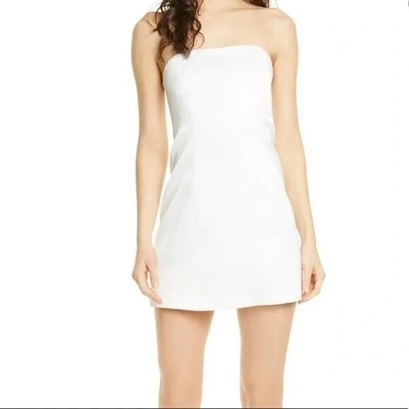 NWT Alice and Olivia Matira Strapless Cocktail Minidress Size 10 - Picture 1 of 7